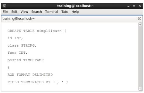 How To Get Create Table Statement In Hive