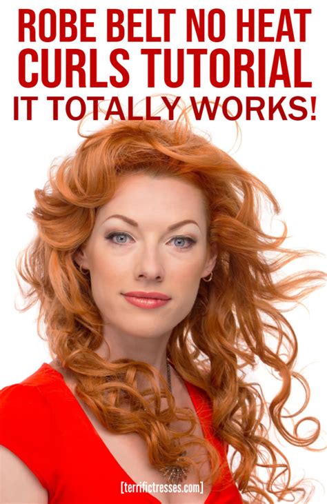 How To Get Curls With A Robe Belt