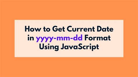 how to get current date in javascript in dd mm yyyy format