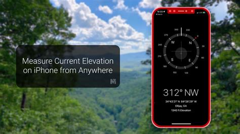 how to get current elevation on iphone
