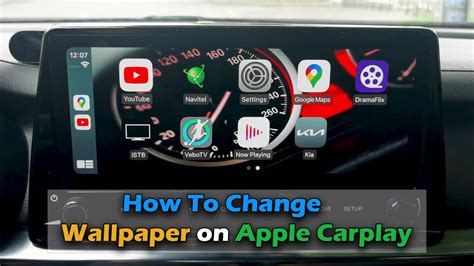 how to get custom wallpaper apple carplay