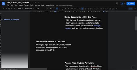 how to get dark theme in google docs