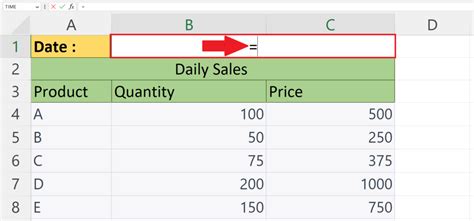 how to get date and time to automatically update in excel