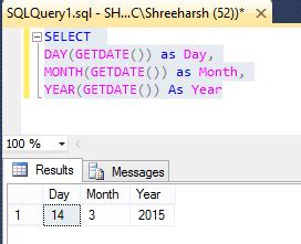 how to get day month and year from date in c#