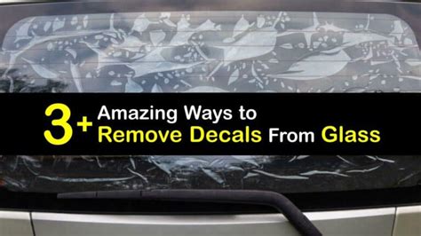 How To Get Decals Off A Window