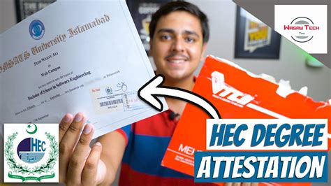 how to get degree attested from hec