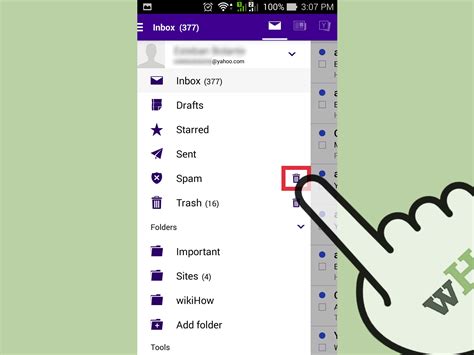 how to get deleted spam mail back in yahoo