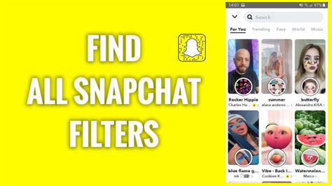 how to get different filters on snapchat web