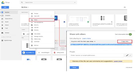 how to get direct image url from google drive