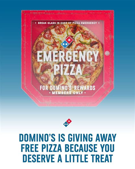 how to get domino's emergency pizza