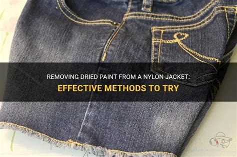How To Get Dried Paint Off Jacket