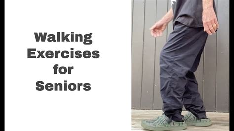 how to get elderly walking again exercises
