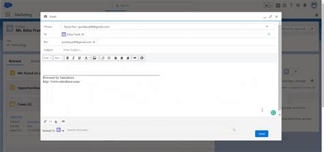 how to get email replies in salesforce