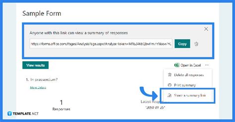 how to get email response from microsoft forms