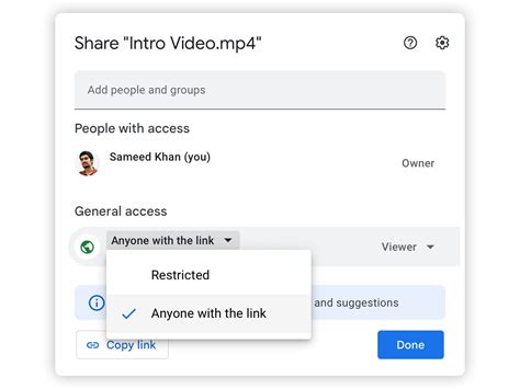 how to get embedded code from google drive