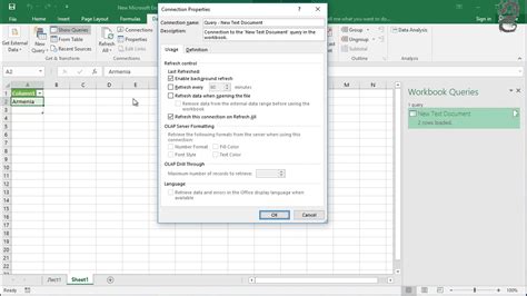 how to get excel to automatically refresh