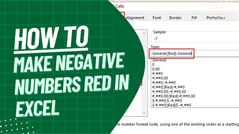How To Get Excel To Show Negative Numbers In Red
