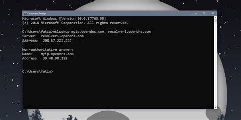 how to get external ip address in cmd
