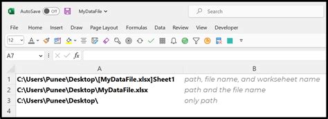 how to get file path in excel macro