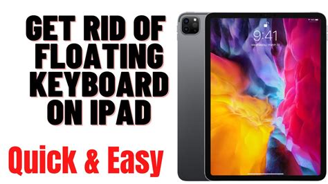 How To Get Floating Keyboard Ipad
