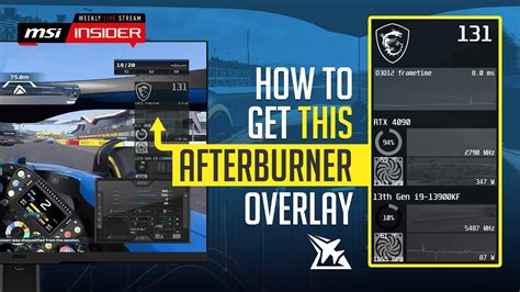 how to get fps overlay msi afterburner