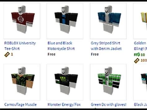 how to get free clothes in roblox mobile