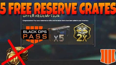 How To Get Free Crates In Bo4