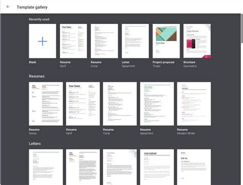 how to get free templates for google docs