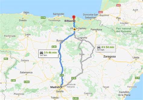 how to get from madrid to bilbao