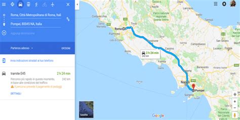 how to get from rome to pompeii by train