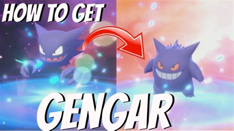 how to get gengar in let's go eevee without trading