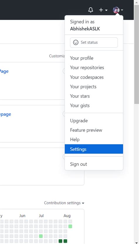 how to get github api access token