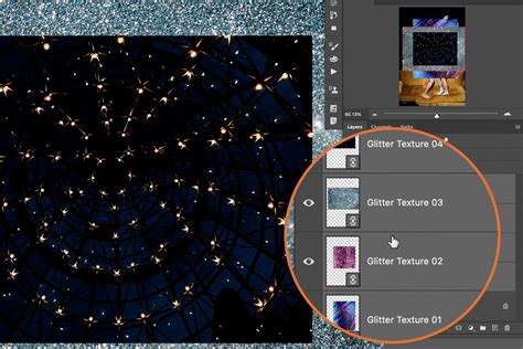 how to get glitter effect in photoshop