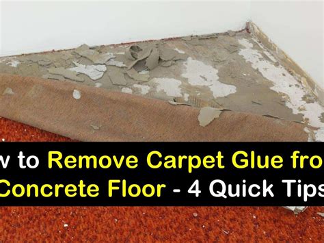 How To Get Glue Off Floor From Carpet