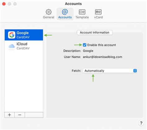 how to get gmail contacts on mac