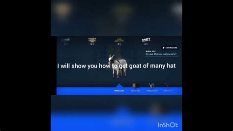 how to get goat of many hats