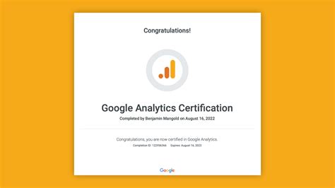 how to get google analytics certification