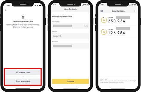 how to get google authenticator code for binance