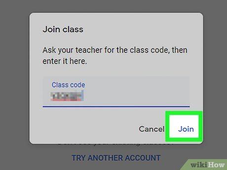 how to get google classroom join code