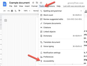how to get google docs to read to you on mac