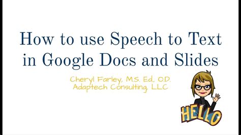 how to get google slides to read text
