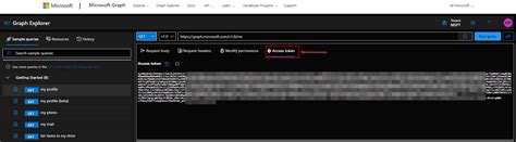how to get graph api access token