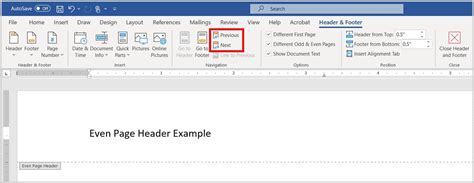 How To Get Header And Footer On All Pages In Word