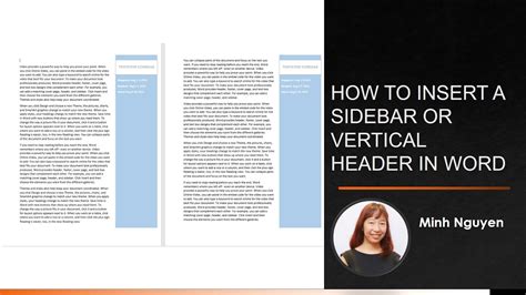 How To Get Heading Sidebar In Word