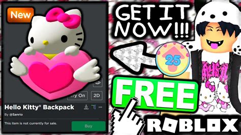 How To Get Hello Kitty Backpack In Roblox