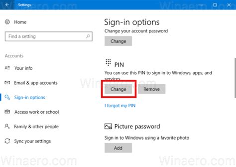 change a pin in windows 10 Computer Hindi Notes