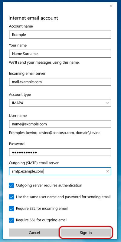 How to Set Up and Customize Email Accounts in Windows 10