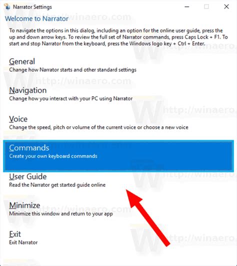 Narrator Settings in Windows 10 Instructions Inc.
