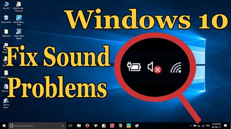 How to Fix Sound Problem in Windows 10 YouTube