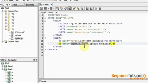 how to get html code from zip file
